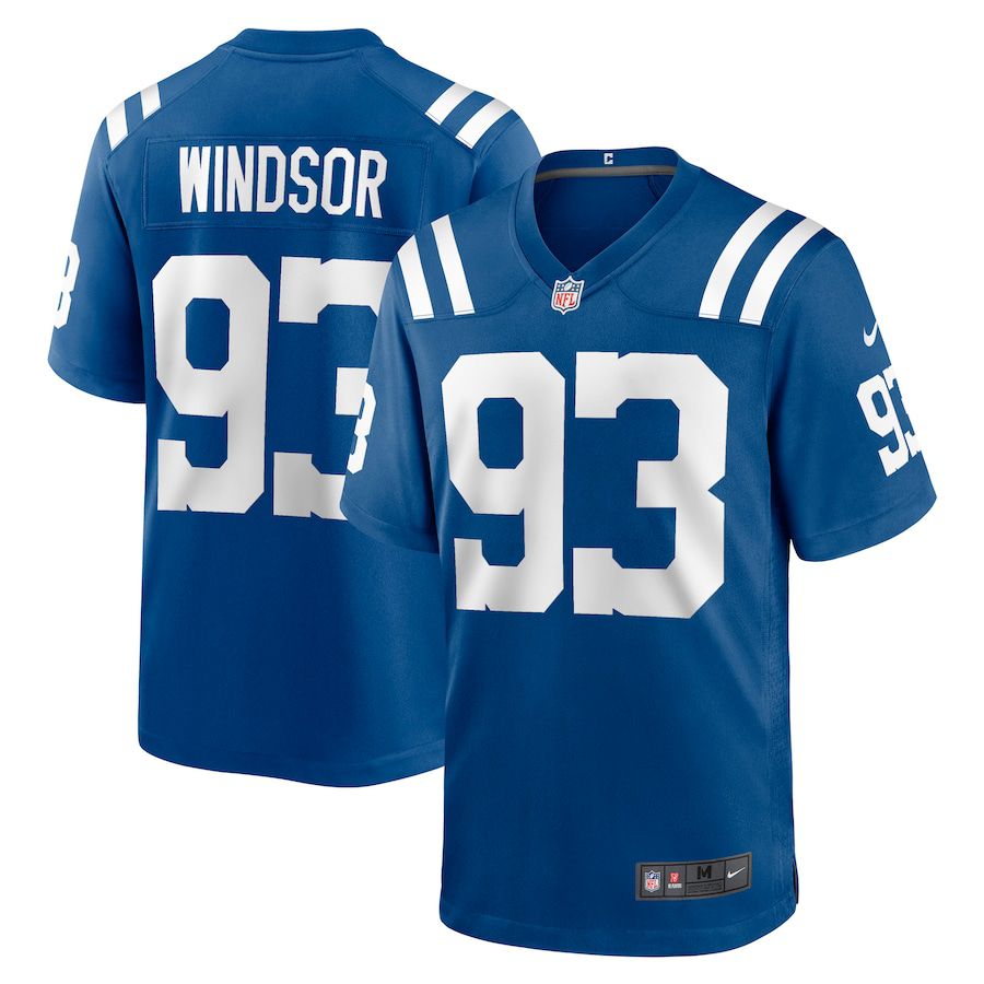 Men Indianapolis Colts 93 Rob Windsor Nike Royal Game NFL Jersey